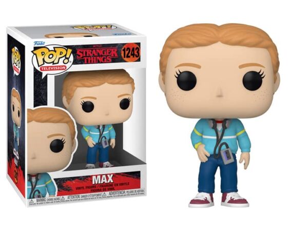 POP [Stranger Things - Max Mayfield [Season 4] Funko Figura de vinilo (paquete con funda protectora de caja compatible), multicolor, 3.75 pulgadas