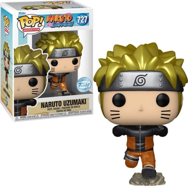 Pop Figure [Exclusive] Naruto: Naruto Running (Metallic) [727]